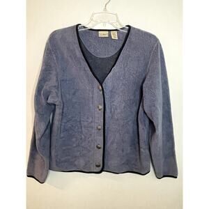 Vintage LL Bean Fleece Women's Sm‎ Dark Gray EUC